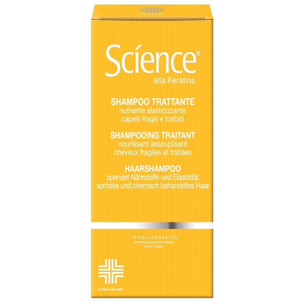 Science Szampon z keratyną i „Seda Complex” - do włosów farbowanych - 200 ml - obrazek 2